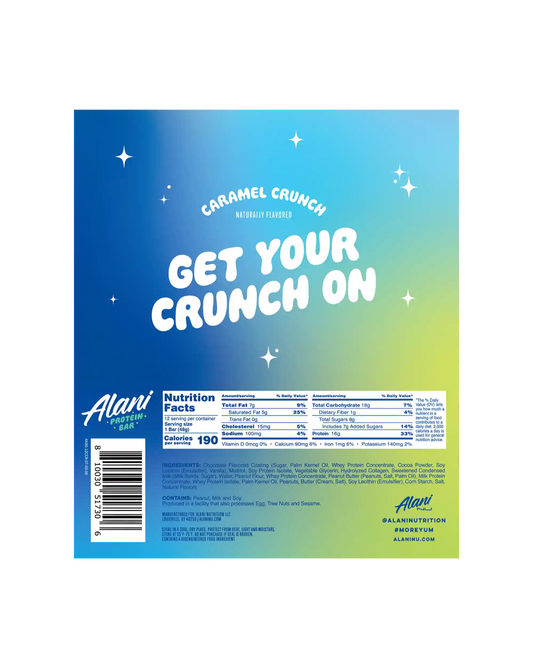 protein bar - caramel crunch