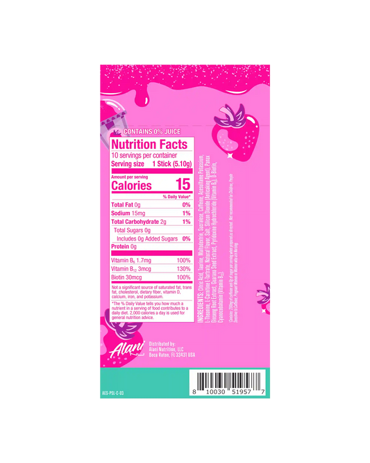 energy sticks - pink slush